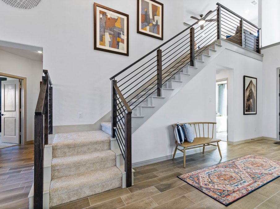 Landon Homes 5810 Sienna Model Argyle TX staircase